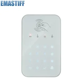 키보드 433MHZ 무선 터치 키패드 PG103 PG107 W2B W7B W4B HOME SECURITY WIFI GSM 알람 시스템 RFID 카드 무장 무선 비밀번호