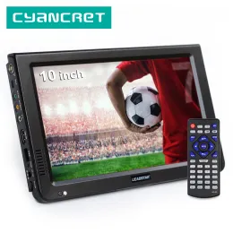 Jogadores Leadstar 10 polegadas HD TV portátil DVBT2 ATSC ISDBT TDT Digital e Analog Mini Small Car Suporte USB SD MP4 H.265 AC3