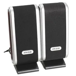 Högtalare 2 PCS USB -datorhögtalare Portable Högtalare Stereo 3,5 mm med Ear Jack för Desktop PC Laptop