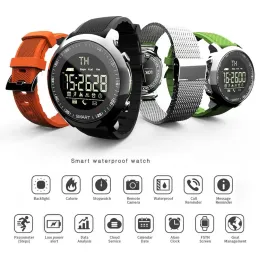 Kits Ex18 Herren Smart Sports Watch wasserdichte leuchtende Schrittzähler Smart Fitness mit Messdruckpulsmesser Tracker