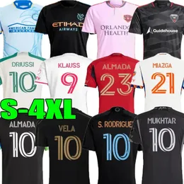 Dostępny duży rozmiar Dostępny rozmiar 2024 2025 Charlotte St. Austin L Ouis City Atlanta Soccer Jerseys MLS LA Galaxy Chicago Los Angelesorlando City Football Shirt