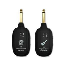 Guitar A8 Uhf Wireless System Guitar Pickup Audio Transmitter Receiver for Electric Guitar Bass Violin Parts