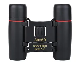 Mini Binoculars Zoom Telescope 30x60 Foldning med svagt ljus nattvision för fågelskådning utomhus resande jakt camping 10004151368
