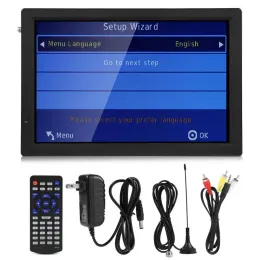 Игроки Smart Car TV 14 -дюймовый HD -портативный телевизор ATSC Digital Television Car TV Audio Videi Player Support MP4 Monitor US Plug