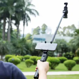 Monopods Oryginalny pręt przedłużający Kieszonkowy DJI OSMO Zbudowany z uchwytem telefonu 1/4 cala statywu w magazynie