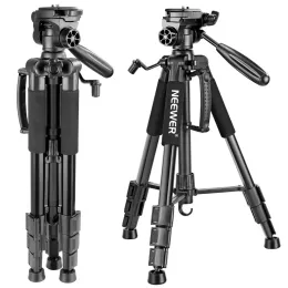 Моноподы neewer Portable 56 дюймов/142 см алюминиевая камера штатива 3 -й поворот головки кастрюли+для переноски для камеры DSLR Canon Nikon Sony Sony