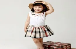 Розничная торговля 2021 Girls Dress 2 PCS SET Summer Valentine039s Love Heart Printing Aline Princess Dress Deby Girl Dress Kids Desi4860982