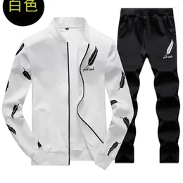 MARK MARKSUIT MARZEM MANS SPORTSWear Suit Sweter Koreańska moda Młodzież Młodzież Casual Running Sports Gym Odzież