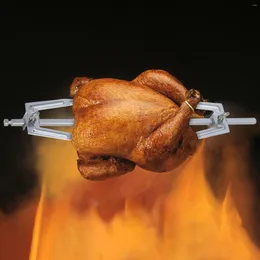 Strumenti BBQ 11 pollici di pollo rotante Accessorio friggibile per cucina casalinga