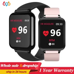 Relógios B57 Color Smartwatch Color grande pulseira inteligente freqüência cardíaca pressão sanguínea Monitor de oxigênio Blood MODE MODE MODE