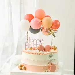 5 -calowe balony ciasto topper metalowe kulki konfetti kształt chmury na urodziny Baby Shower Wedding Party Dekoracja