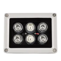 Accessori 100 m LED CCTV 6pcs IR LIGHT CCTV LED RIMPIONE LED illuminatore Lampada a infrarossi IP66 850 Nm Visione notturna impermeabile per telecamera CCTV