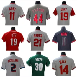 2024 Custom S-4Xl Elly de la Cruz Joey Votto Baseball Jersey Ken Griffey Jonathan India Hunter Greene Johnny Cincinnati Bench Tyler Red