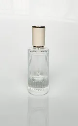 50ml round vertical stripes clear glass perfume bottle spray pump3467834