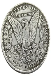 US 28sts Morgan Dollars 18781921quotsquot olika datum Mintmark Craft Silver Plated Copy Coins Metal Dies Manufacturing6406971