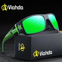 VIAHDA DESIGN Men Classic Polarized Sunglasses Male Sport Fishing Shades Eyewear UV400 Protection 240401