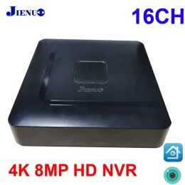 Registratore 16CH NVR 4K/8MP/5M/1080p/720p Video Registratore 16 canale P2P per fotocamera IP Sistema di sorveglianza di sicurezza CCTV XMEYE