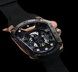 Wysokiej jakości Phantoms Warrior Men039s zegarki modne marka luksusowa zegarek zwykły gumowy pasek mężczyzn sportowy na rękę 6524718