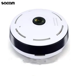 시스템 360 학위 어안 IP 카메라 파노라마 돔 보안 캠 WiFi IP 180 1.0MP 960P CCTV 적외선 야간 시력 비디오 감시