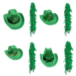 Boinas de imóveis shamrock shamrock stpatrick feste headwearwarwares carnavais figurino verde shopship