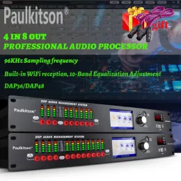 Radio Paulkitson Dap48 4in 8out Professional Digital Processor Dsp Pro Audio Protea Stage Equipment Performance Stage Speaker Effect