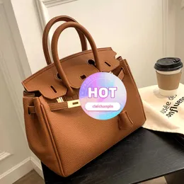 H GÜNLÜK DERİ ÇALIŞIR KADINLAR İÇİN YÜKSEK KALİTE STİL ÇANTI 2024 YENİ MÜLE MÜLE VERSİYE Çok yönlü Crossbody Single Real Logo