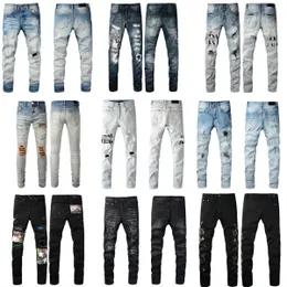 Джинсы Amirir Jeans Designer Jeans для мужских брюк Amirsr Jeansr Amirsr Brand Hole Jeans Hight Cavice Pating
