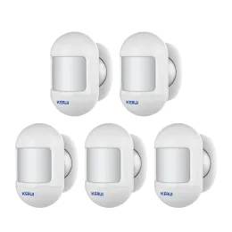 Detector 5pcs KERUI Mini PIR Motion Sensor Detector With Magnetic Swivel Base For W181 W184 W204 Home Security Alarm System
