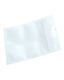 500pcslot Whole Clearwhite Plastic Reißverschlusspaketpaket für Datenkabel -Ladegerät Mobiltelefonzubehör Packung B3000155