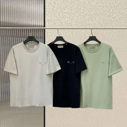 Yaz Pamuk Tişört Tasarımcı Polo Gömlek Ess Flocked Mektuplar Gevşek ve Rahat Kısa kollu Erkek ve Kadın Yuvarlak Boyun T-Shirt Günlük ve Çok Yönlü Üst