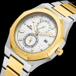 Orologi da polso di alta qualità swish da 40 mm di moda da uomo orologio da uomo di lusso da uomo sport impermeabile per relogio