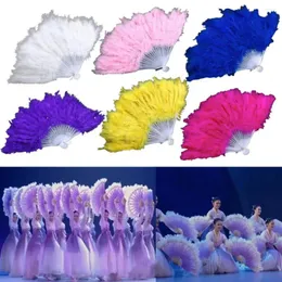 Decorative Figurines Pretty Hand Fan Smooth Opening/Closing Long-lasting Held Chinese Dance Party Folding