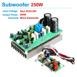 Amplifier 250W Subwoofer Amplifier High Power amplify 4558 Sound Amplificador for Subwoofer board Dual AC2226V