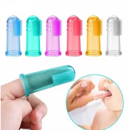 Baby Finger Zahnbürste Silizium Zahnbürste+Box Kinder Zähne klares weiches Silikon -Kinderzahnpinsel Gummi Reinigung