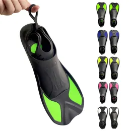Accessories Snorkeling Diving Swimming Fins Adult/Kids Flexible Comfort TPR+PP Flippers Water Sports Short Training Flippers Dive Boots