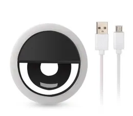 بالنسبة إلى iPhone X القابل لإعادة الشحن ، فإن LED Smart Smart Flash Universal Flash Up Selfie Luminous Ring لـ iPhone Android مع USB C4698253