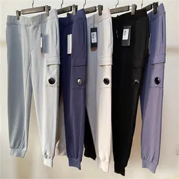 Designerskie spodnie Europa męskie luksusowe spodnie dresowe jeden soczewki projekt men jogger streetwear sport swobodny luźne bawełniane spodnie męskie m-2xl