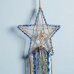 Fiori decorativi ad anello ghirlanda a forma di stella fai da te supporto di ghirlanda di ghirlanda protezione per la casa anelli pentagrammi