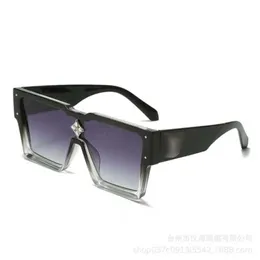 2024 New High Quality luxury designer sunglasses New Diamond Box One Piece for Women with Advanced Sunscreen and Shading Personalized Fashion Sunglasses