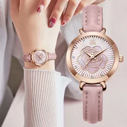 68 SK Women 's Niche, Premium 3D Rose Belt, Shenzhen Watch, Female Quartz Watch 라이브 스트리밍 0148 66