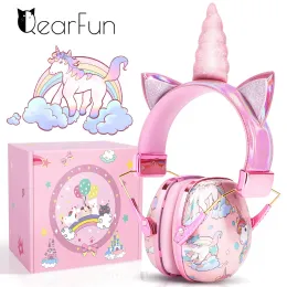 Protector carino unicorno per bambini protezione per le orecchie dell'orecchio per le cuffie per bambini cuffie per bambini cuffie orecchi per la protezione della sicurezza regalo per bambini