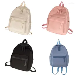 Rucksack tragbare und funktionale Daypack -Schule Nylon -Buchbeutel für Outdoor -Aktivitäten täglich pendeln