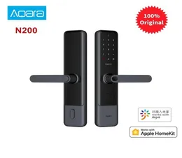 AQARA N200 Smart Door Lock Impressão digital Bluetooth Senha NFC Desbloqueio funciona com Mijia Apple HomeKit Smart Linkage com a campainha 202332922