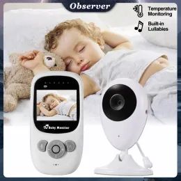 Övervakare Video Baby Monitor 2.0 '' LCD Babysitter 2 Way Talk Night Vision Temperatur Säkerhet Nanny Cam 4 Lullabies SecurityProtection