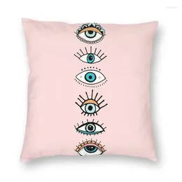 Travesseiro olho vê -lo case sala de estar decoração kawaii olhos malignos olhos místicos amuletos espirituais capa da fronha quadrada