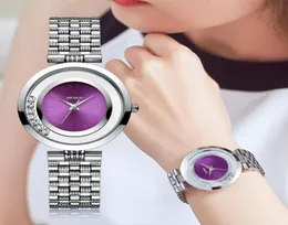 Aesop Super Fashion Women Assista a relógio de pulso de quartzo simples ladras de ladra de fina