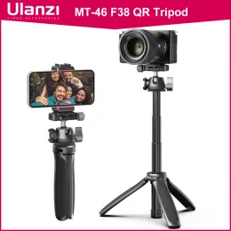 Monopods Ulanzi Mt47 Mt46 Metal Tripod with Arca Swiss Quick Release Plate Clamp Quick for Dslr Slr Camera Smartphone Live Tripod