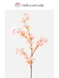 Kwiaty dekoracyjne Melorcaguilla Cherry Blossom Branches 39,3 "Jedwabny sztuczny do dekoracji domowej