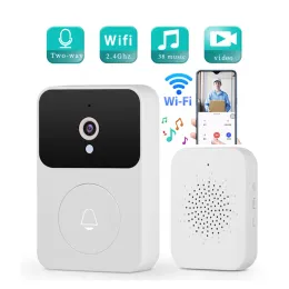 Türklingel drahtlose Türklingel mit Kamera Nachtsicht Outdoor WiFi Camera Security Smart Door Bell Video Voice Intercom Monitor für Zuhause