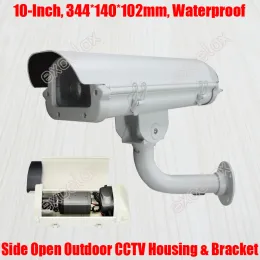 Habitação do suporte da câmera CCTV CCTV 344x140x102mm IP66 Montagem de parede à prova d'água Gabinete externo para a câmera de segurança de balas de caixa de zoom